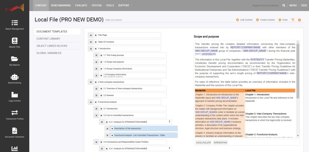 TPGenie - Compare transfer pricing software: a dynamic way of creating Local file