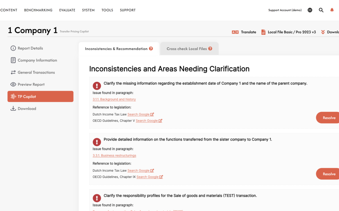 Introducing Transfer Pricing Copilot for TPGenie